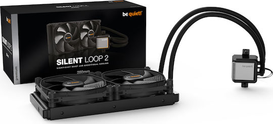 Be Quiet Silent Loop 2 Υδρόψυξη Επεξεργαστή Διπλού Ανεμιστήρα 140mm για Socket AM4/AM5/1700/1200/115x με RGB Φωτισμό