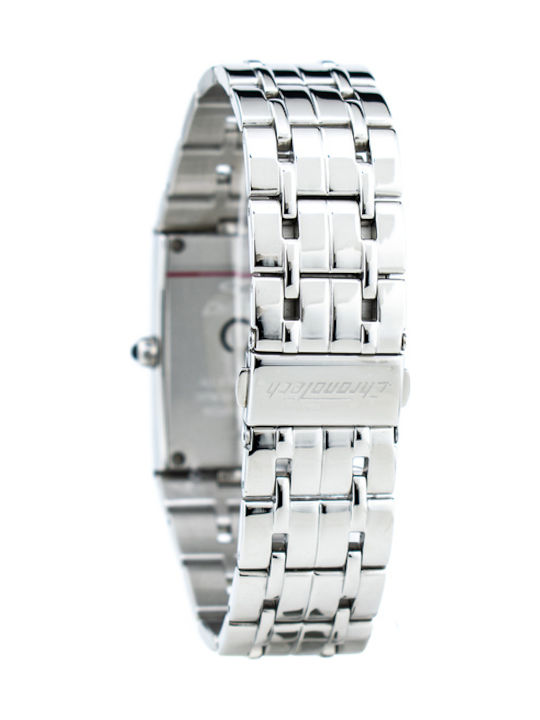 Chronotech Watch Battery with Silver Metal Bracelet