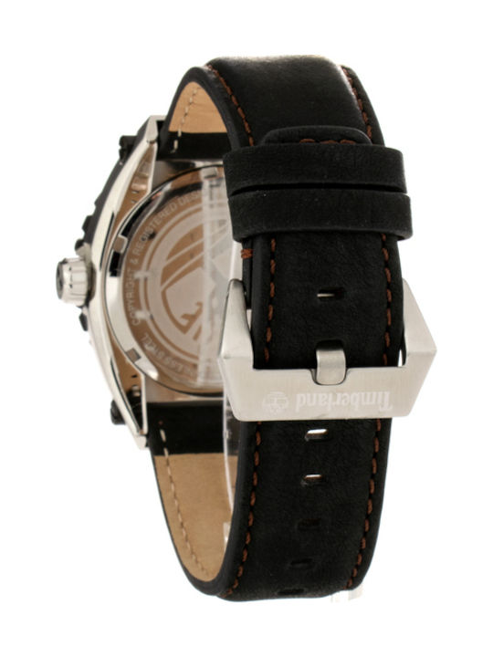 Timberland Watch Battery with Black Leather Strap