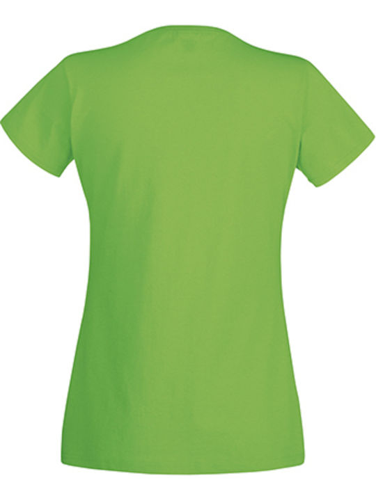 Fruit of the Loom Ladies Original T Women's Short Sleeve Promotional T-Shirt Lime Green