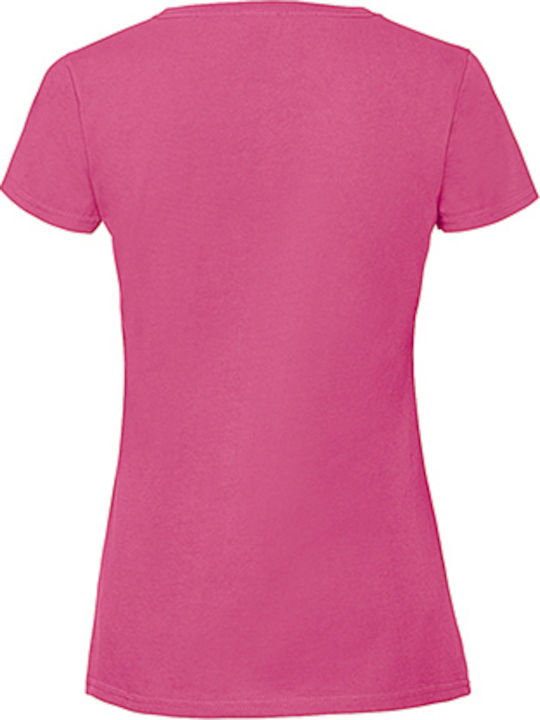 Fruit of the Loom Ladies Ringspun Premium T Γυναικείο Διαφημιστικό T-shirt Κοντομάνικο σε Χρώμα Fruit of the Loom Ladies Ringspun Premium T Γυναικείο Διαφημιστικό T-shirt Κοντομάνικο σε Χρώμα