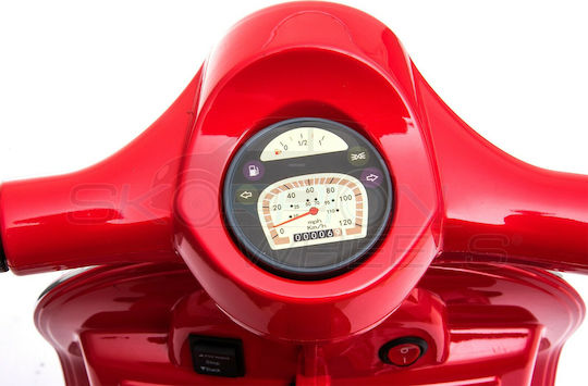 Παιδική Vespa Licensed Piaggio Ηλεκτροκίνητη 6 Volt Κόκκινη για 1+ ετών