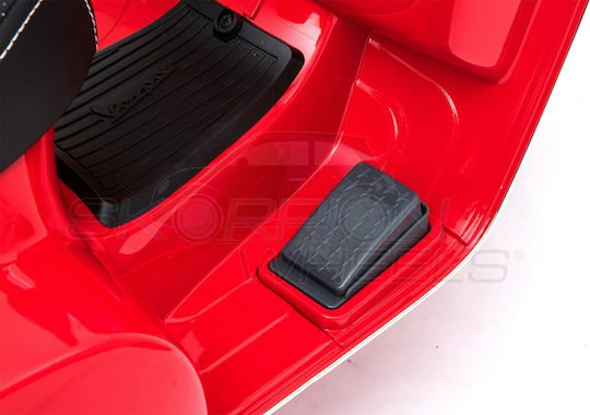 Παιδική Vespa Licensed Piaggio Ηλεκτροκίνητη 6 Volt Κόκκινη για 1+ ετών