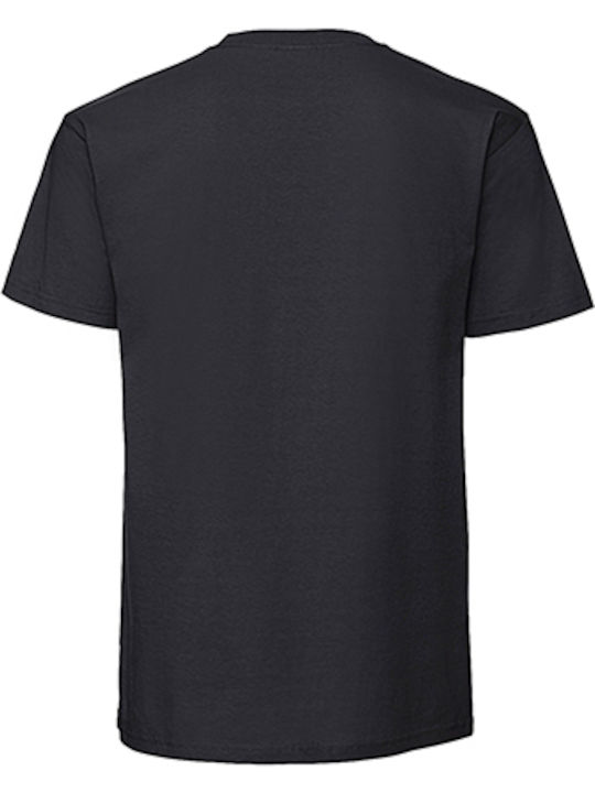 Fruit of the Loom Ringspun Premium T Ανδρικό Διαφημιστικό T-shirt Κοντομάνικο σε Μαύρο Χρώμα 0614220 Fruit of the Loom Ringspun Premium T Ανδρικό Διαφημιστικό T-shirt Κοντομάνικο σε Μαύρο Χρώμα 0614220