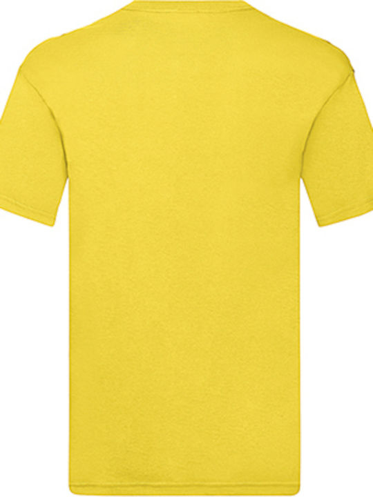 Fruit of the Loom Original T Bărbătesc în Galben Culore