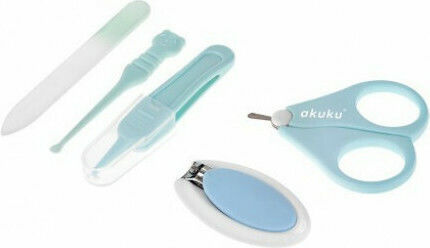 Akuku Baby Nail Care Set Blue 4pcs