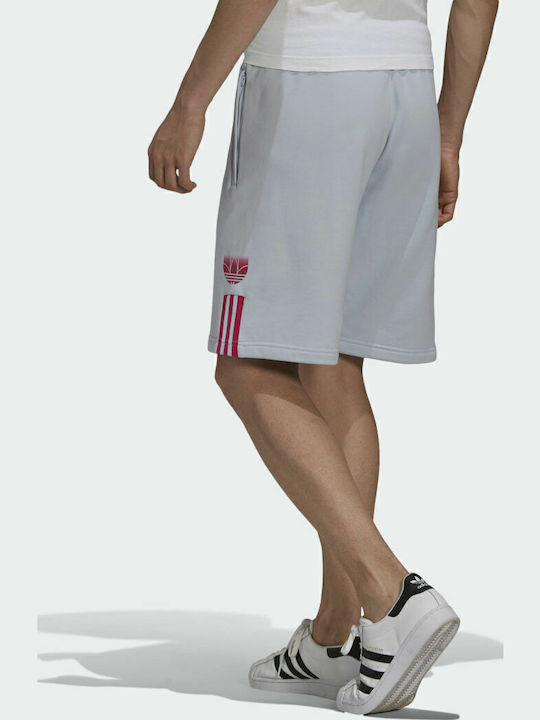 adidas Adicolor 3D Trefoil Ombré Athletic Men's Shorts Halo Blue