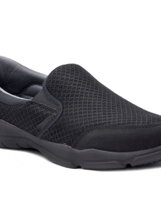 Agatha Γυναικεία Slip-On Μαύρα