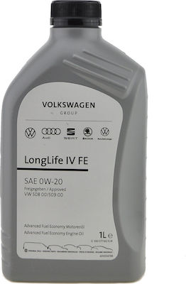 Volkswagen Λάδι Αυτοκινήτου Longlife IV SAE 0W-20 1lt