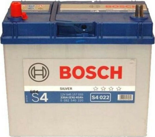 Bosch Batterie Auto S4022 mit Kapazität 45Ah und CCA 330A