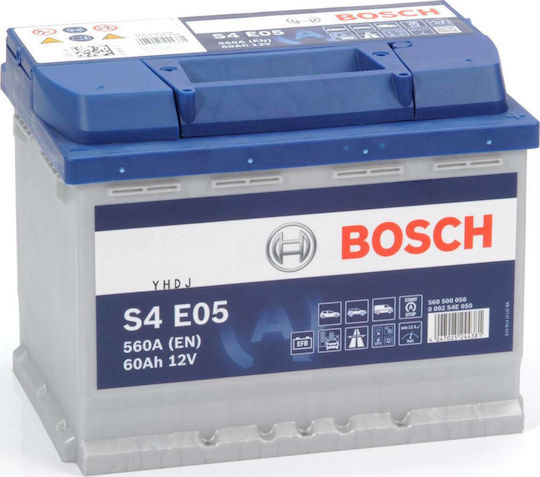 Bosch Car Battery S4004 with 60Ah Capacity and 540A CCA