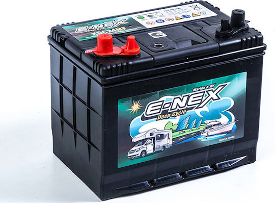 E-NEX Batterie Boot / Auto RV XDC24MF mit Kapazität 80Ah und CCA 500A