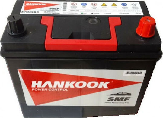 Hankook Baterie Auto MF55B24LS cu Capacitate 45Ah și CCA 430A