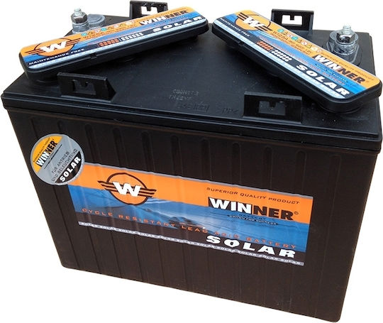 Winner Μπαταρία Φορτηγού Solar W125A με Χωρητικότητα 125Ah