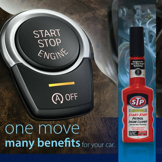 STP Start-Stop Petrol Engine Cleaner Πρόσθετο Καθαριστικό Μπεκ Αυτοκινήτου 200ml