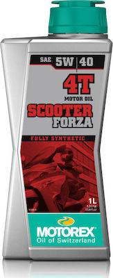 Motorex Scooter Forza 4T Synthetic Motorcycle Oil for Four-Stroke Engines 5W-40 1lt