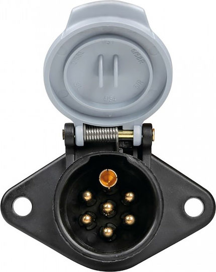 Lampa Trailer Socket Plug with 7 pin 24V