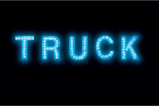 Lampa Spell-It Led 24V/90mm Blue A Car LED Sign 24V Blue