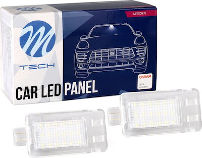 M-Tech Plafonieră Auto Πλαφονιέρα Led Πορτ-Παγκαζ