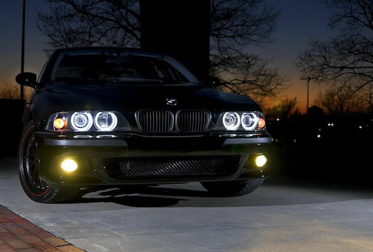 Car Headlight Angel Eye Ring 12V BMW E39 / E36 White Color
