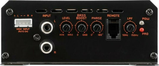 Gas Audio Power Ενισχυτής Αυτοκινήτου TFP 500.1 24V 1 Καναλιού (Κλάση D)