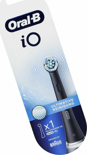 Oral-B iO Ultimate Clean Replacement Heads for Electric Toothbrush Black 4pcs