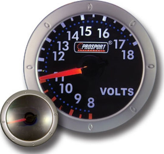 Auto Gs Prosport Diamond Car Column Voltmeter Analog Instrument 52mm