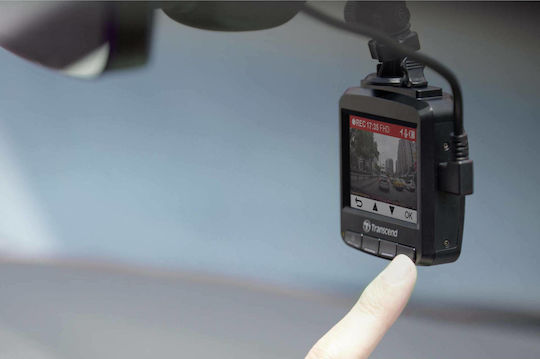 Transcend DrivePro 230Q 1080P Windshield Car DVR, 2.4" Display with Suction Cup