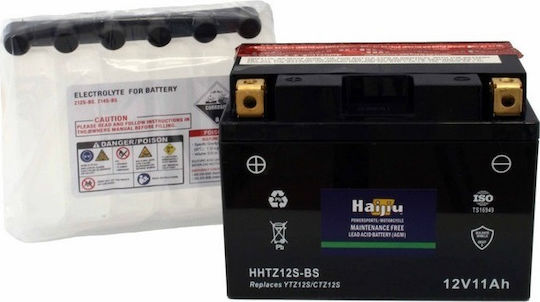 HaiJiu Motorcycle Battery YTZ12S-BS 210A with Capacity 11Ah