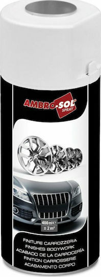 Ambro-Sol Σπρέι Βαφής για Ζάντες-Τροχούς Αυτοκινήτου Ασημί 400ml