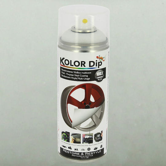 KolorDip KD11002 Σπρέι Βαφής για Ζάντες-Τροχούς Αυτοκινήτου Λευκό 400ml