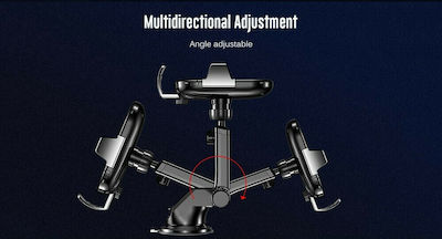Joyroom Βάση Κινητού Αυτοκινήτου με Ρυθμιζόμενα Άγκιστρα και Ασύρματη Φόρτιση