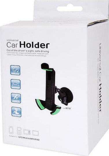Autoline Car Mobile Mount with Adjustable Hooks Black