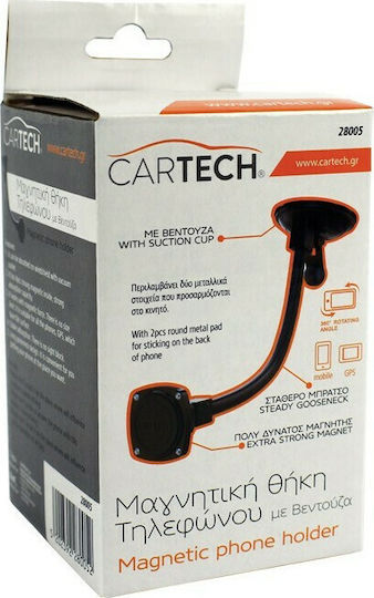 Cartech Phone holder Auto Handyhalterung mit Magnet Schwarz