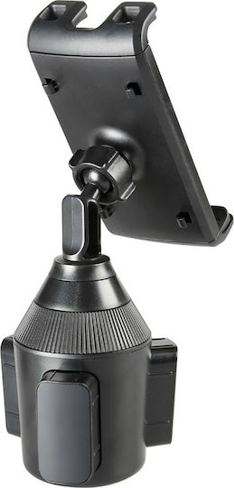 Lampa Cup Grip Βάση Κινητού & Tablet Αυτοκινήτου με Ρυθμιζόμενα Άγκιστρα Μαύρη
