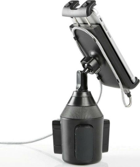 Lampa Cup Grip Βάση Κινητού & Tablet Αυτοκινήτου με Ρυθμιζόμενα Άγκιστρα Μαύρη