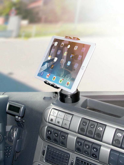 Lampa Cup Grip Βάση Κινητού & Tablet Αυτοκινήτου με Ρυθμιζόμενα Άγκιστρα Μαύρη