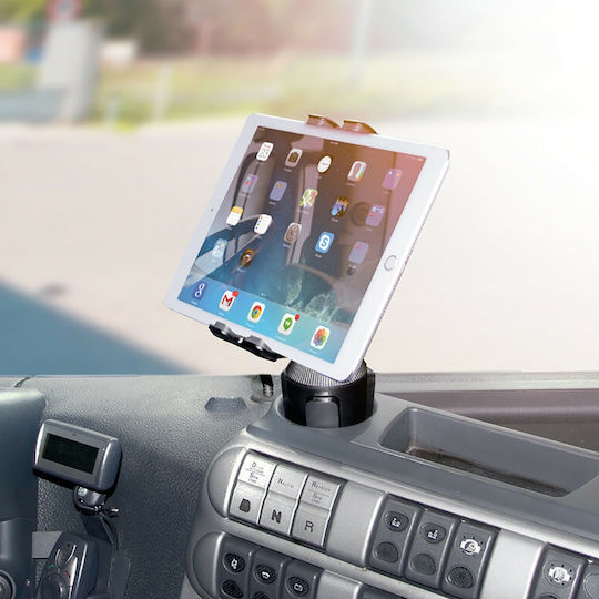 Lampa Cup Grip Βάση Κινητού & Tablet Αυτοκινήτου με Ρυθμιζόμενα Άγκιστρα Μαύρη