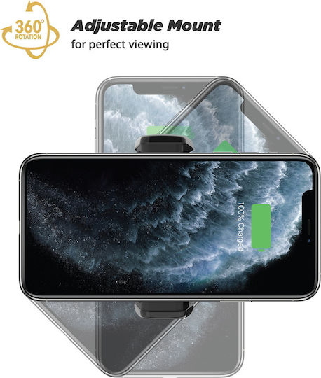 Scosche MagicGrip Dash Car Mobile Mount with Magnet and Wireless Charging Black