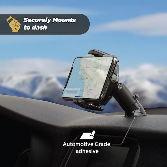 Scosche MagicGrip Dash Car Mobile Mount with Magnet and Wireless Charging Black