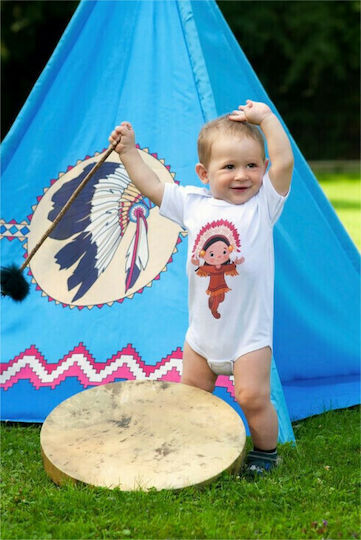 Ecotoys Cort pentru Copii Indian Albastru deschis