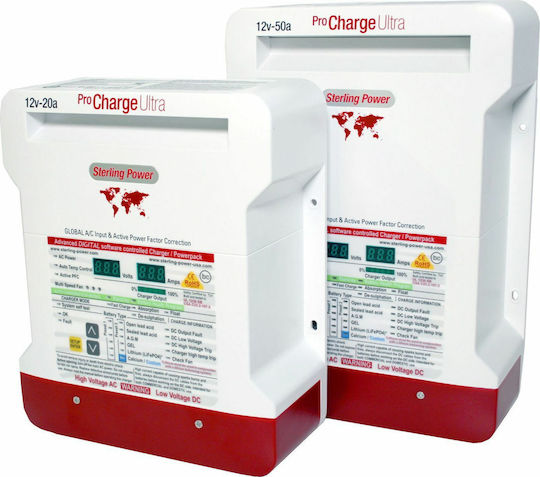 Eval Pro Charge Ultra Φορτιστής Μπαταρίας Σκάφους Φορτιστής Μπαταρίας 50A 12V
