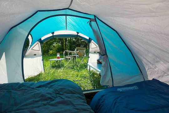 Coleman Cortes 3 Camping Tent Tunnel Mountaineering Blue with Double Cloth 3 Seasons for 3 People Waterproof 370x185x115cm