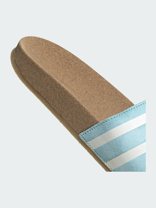 Adilette Men's Slides Hazy Sky / White