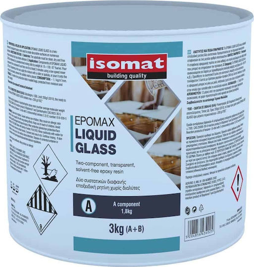Isomat Epomax Liquid Glass (A+B) Two-Component Resin 1kg
