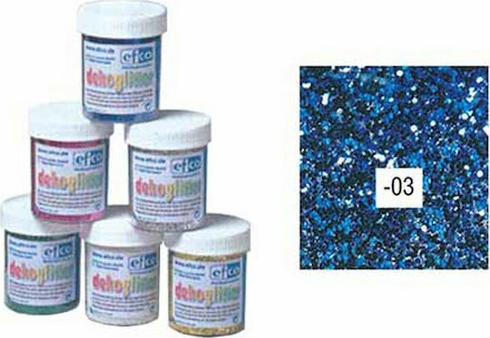 Efco Goldstaub Glitter Blau 20gr
