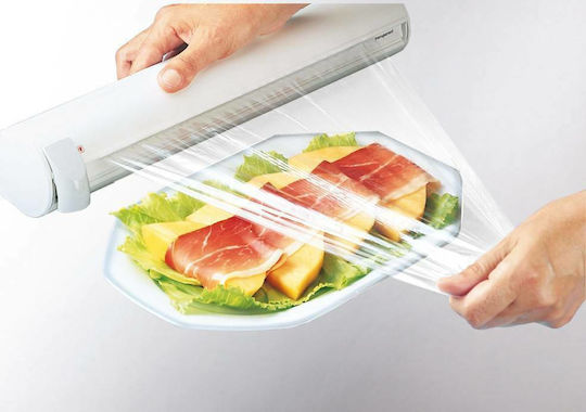 Leifheit Wall Mounted Plastic Roll Dispenser Mobil Fam White 30x7x35cm 25795