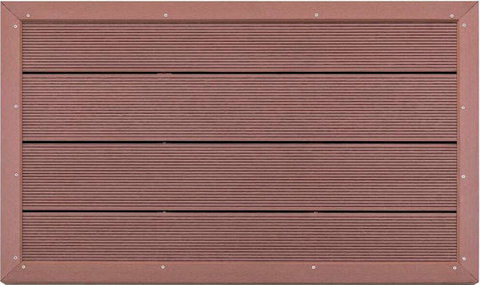 vidaXL Duș Pentru Piscină 101x63 cm Maro