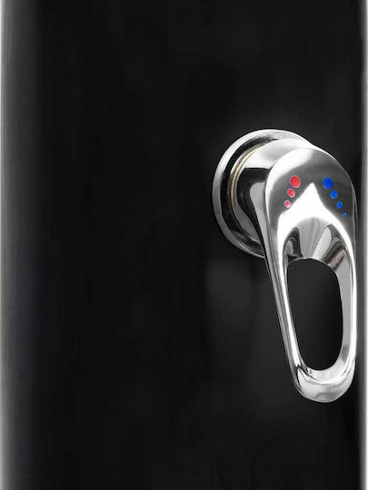 vidaXL Solar Pool Shower 220x16x16cm Black