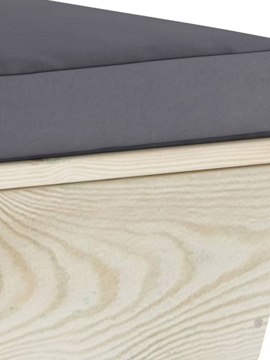 Corner Sofa Outdoor from Pallets with Pillows 60x60x65cm